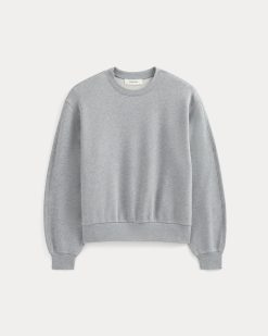 Alternative view of Lightweight Terry Blouson Crew | Vintage Heather Grey