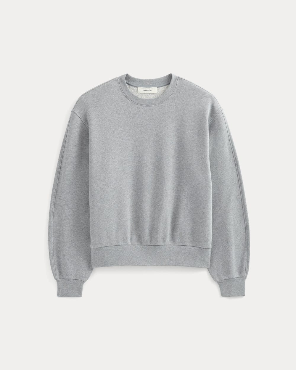 Lightweight Terry Blouson Crew | Vintage Heather Grey - Image 2