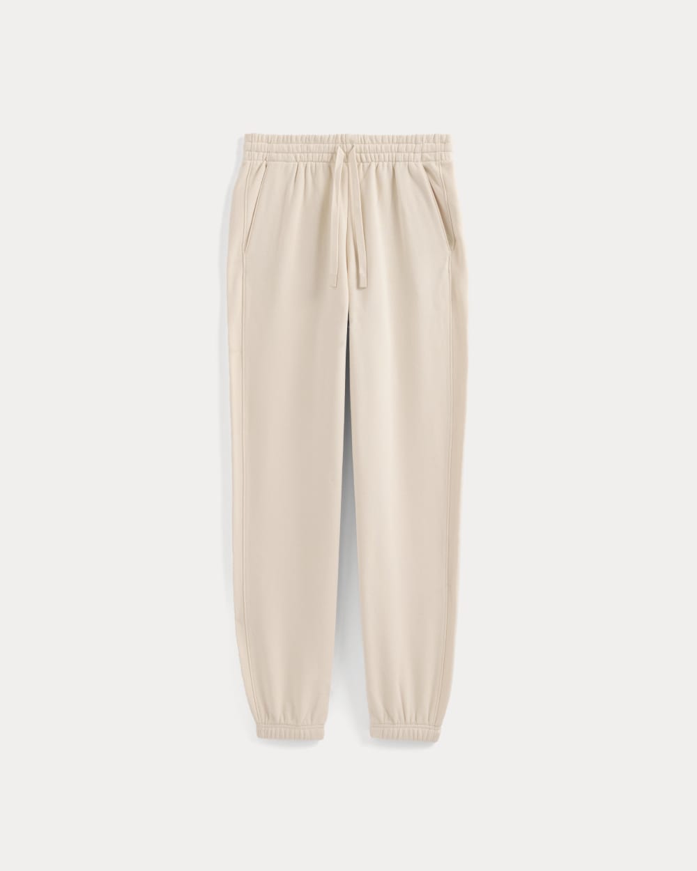 Lightweight Terry Jogger | Parchment - Image 2