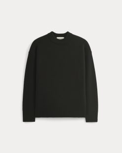 Alternative view of Cashmere Boyfriend Sweater | Black