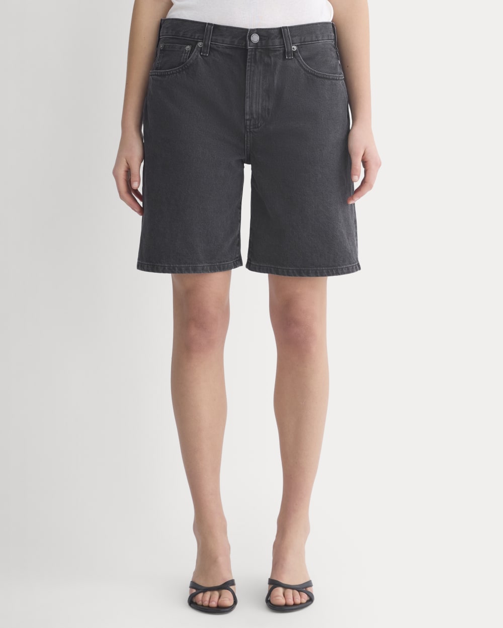 Loose Jean Short | Black - Image 4