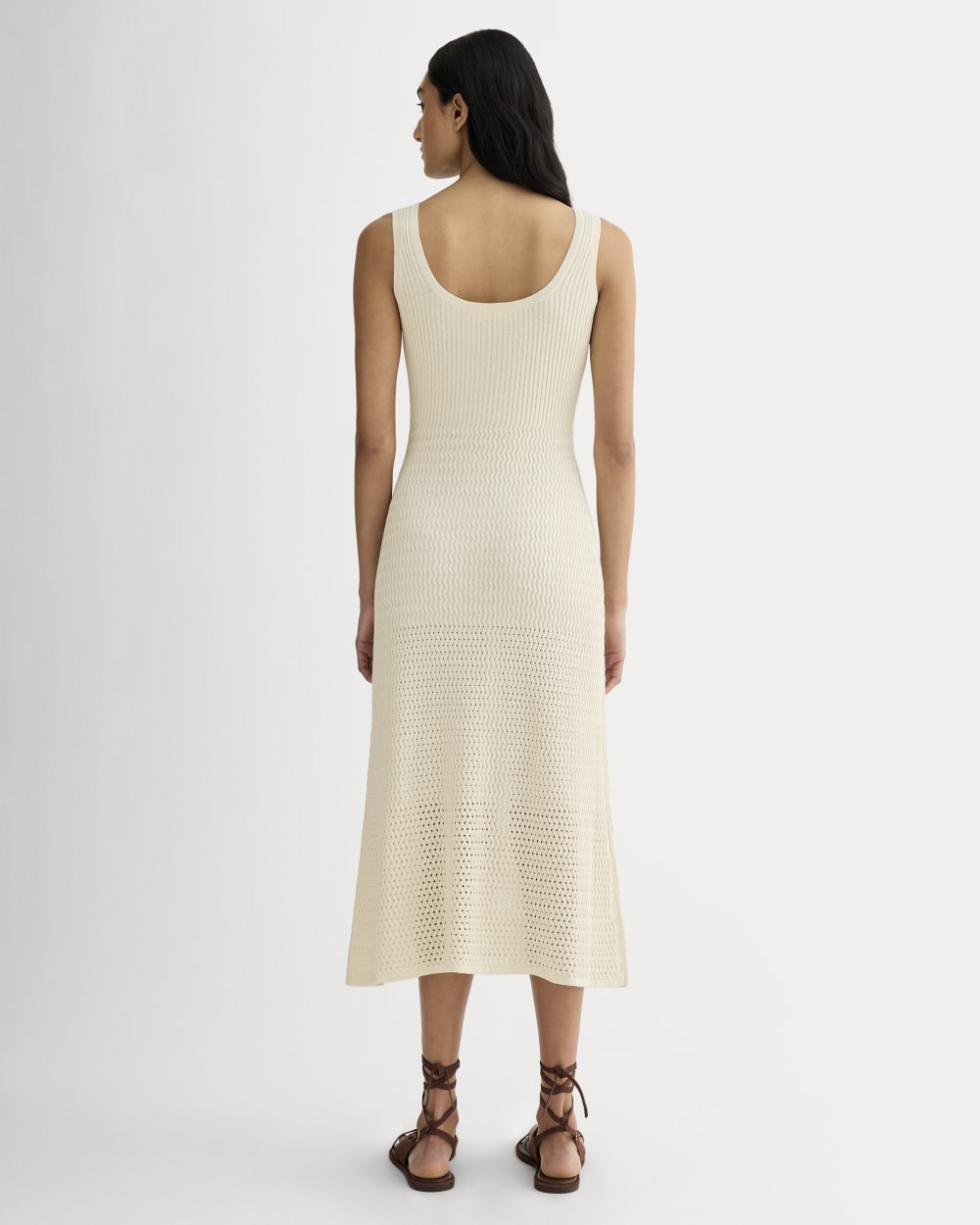 The Crochet Knit Tank Dress | Birch - Image 4