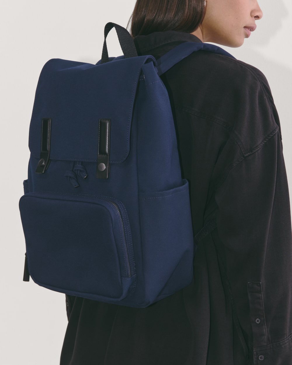 The Canvas Backpack | Navy - Image 3