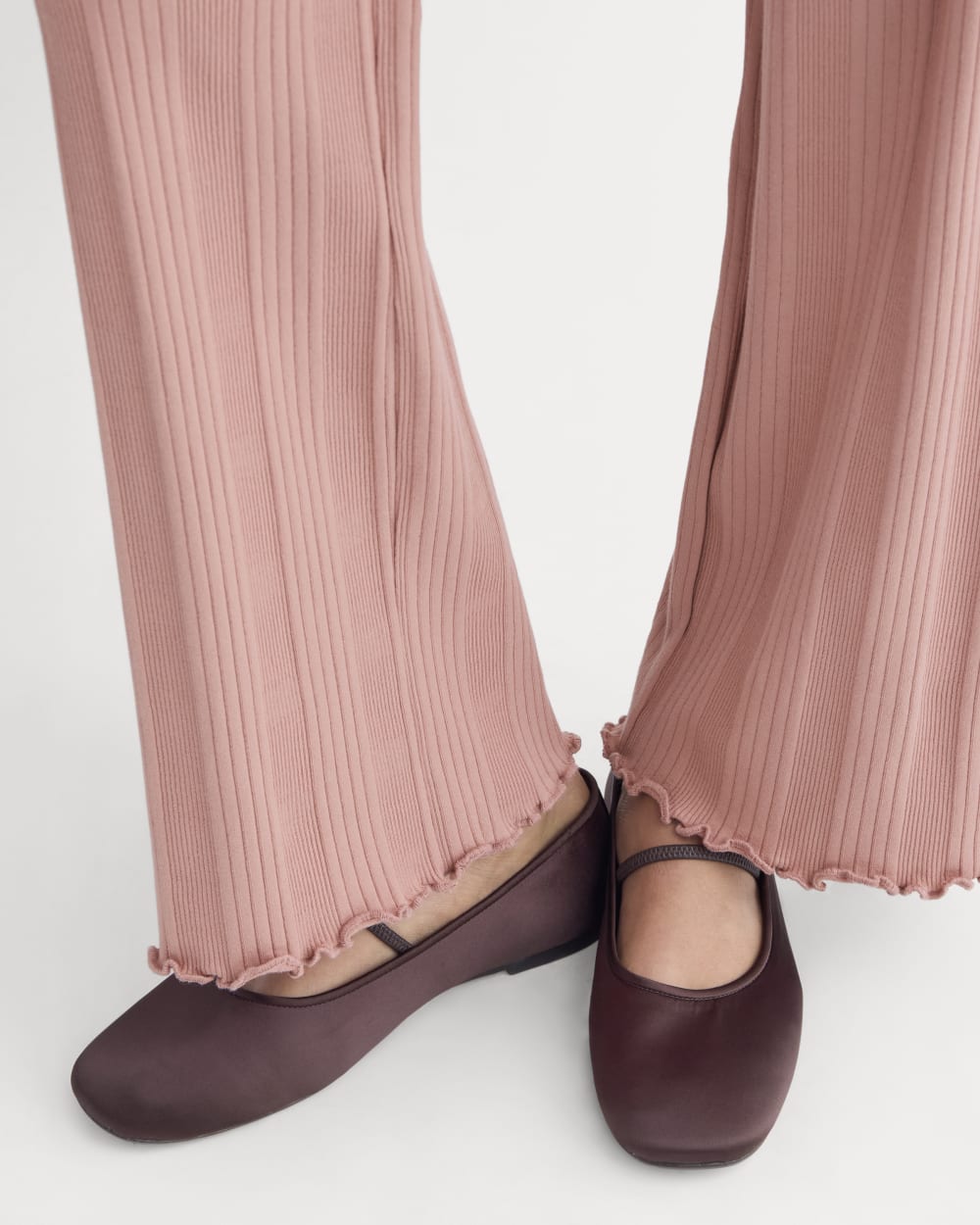 Lounge Rib Pant | Ash Rose - Image 4