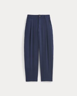 Alternative view of The Everywhere Pant in Stretch Linen | Navy