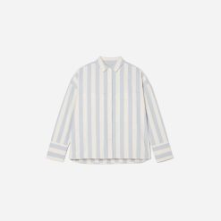 The Boxy Oxford | Blue / White