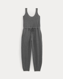 Alternative view of Cashmere Lounge Jumpsuit | Heather Charcoal