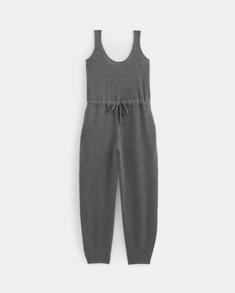 Cashmere Lounge Jumpsuit | Heather Charcoal - Image 2