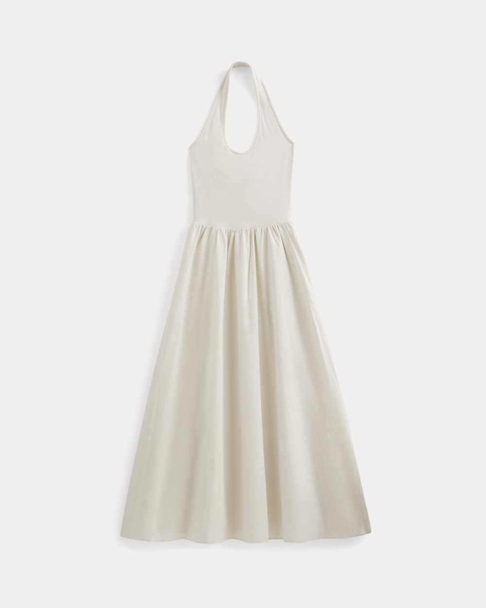 Halter Dress in Ultrasoft Cotton | Birch - Image 2