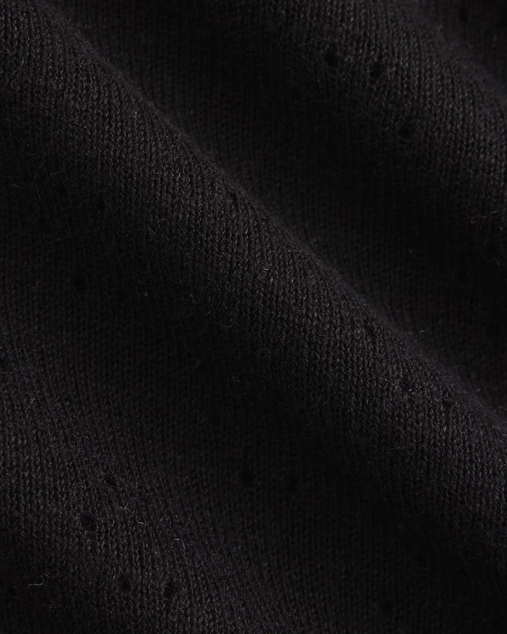 Lace-Trimmed Tank in Fine Linen | Black - Image 6