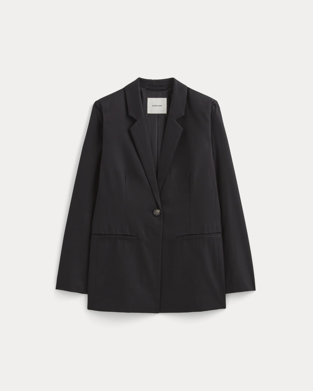 The Relaxed Blazer in Buttersmooth | Black - Image 2