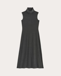 Alternative view of The Madison Dress in Butterknit | Black
