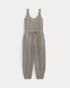 Alternative view of Cashmere Lounge Jumpsuit | Oatmeal