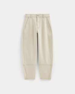 Alternative view of The Utility Barrel Pant | Natural | Regular