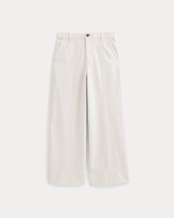 Alternative view of Seamed Wide-Leg Pant | Bone
