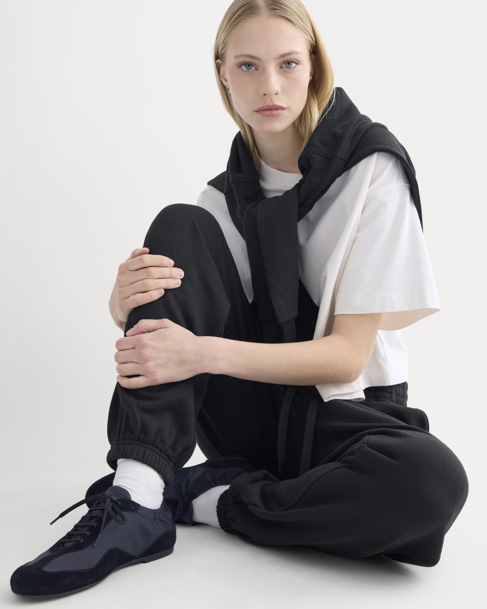 Lightweight Terry Jogger | Black - Image 3
