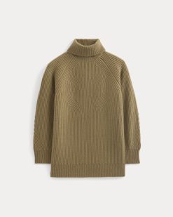 Alternative view of Cocoon Turtleneck in Wool Cashmere | Toast