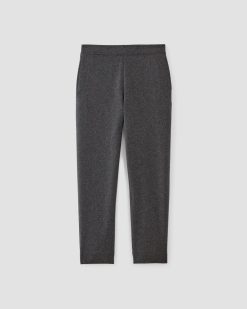 Alternative view of The Wool Flannel Pull-On Pant | Heather Charcoal