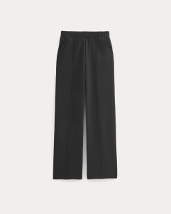 Alternative view of Lightweight Terry Pintuck Sweatpant | Black