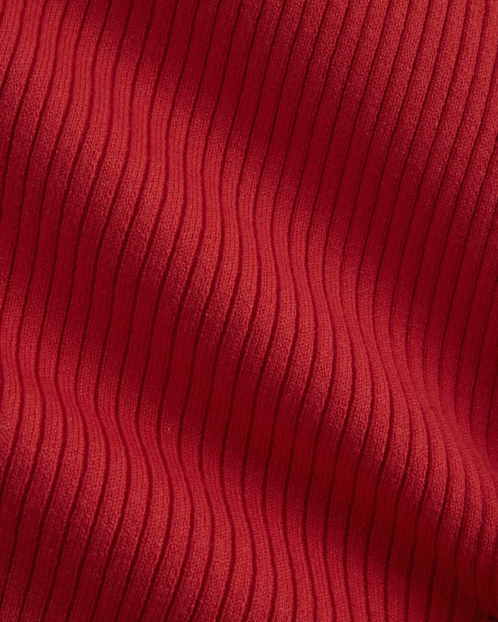 Boat-Neck Ribbed Knit | Fiery Red - Image 6