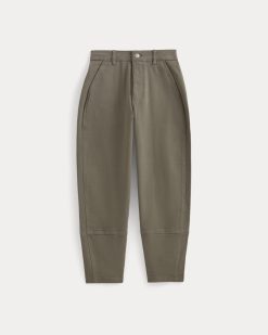 Alternative view of The Utility Barrel Pant | Taupe | Regular