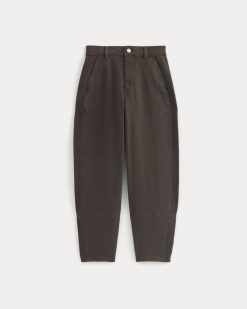 Alternative view of The Utility Barrel Pant | Dark Chocolate | Regular