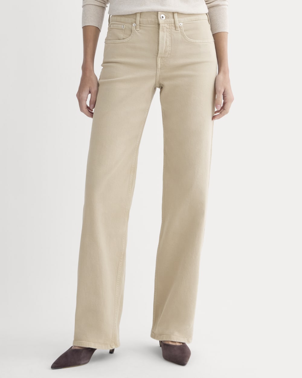 The Column Jean | Garment-Dyed Tan | 33 Inseam - Image 3