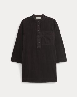 Alternative view of The Corduroy Mini Dress | Dark Chocolate