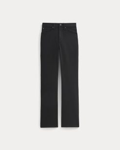 Alternative view of High-Rise Slim Bootcut Jean | Black
