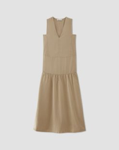 Alternative view of The TENCEL™ V-Neck Dress | Cornstalk