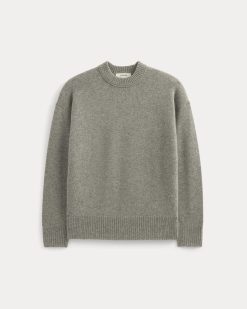Alternative view of Cashmere Boyfriend Sweater | Husky Gray