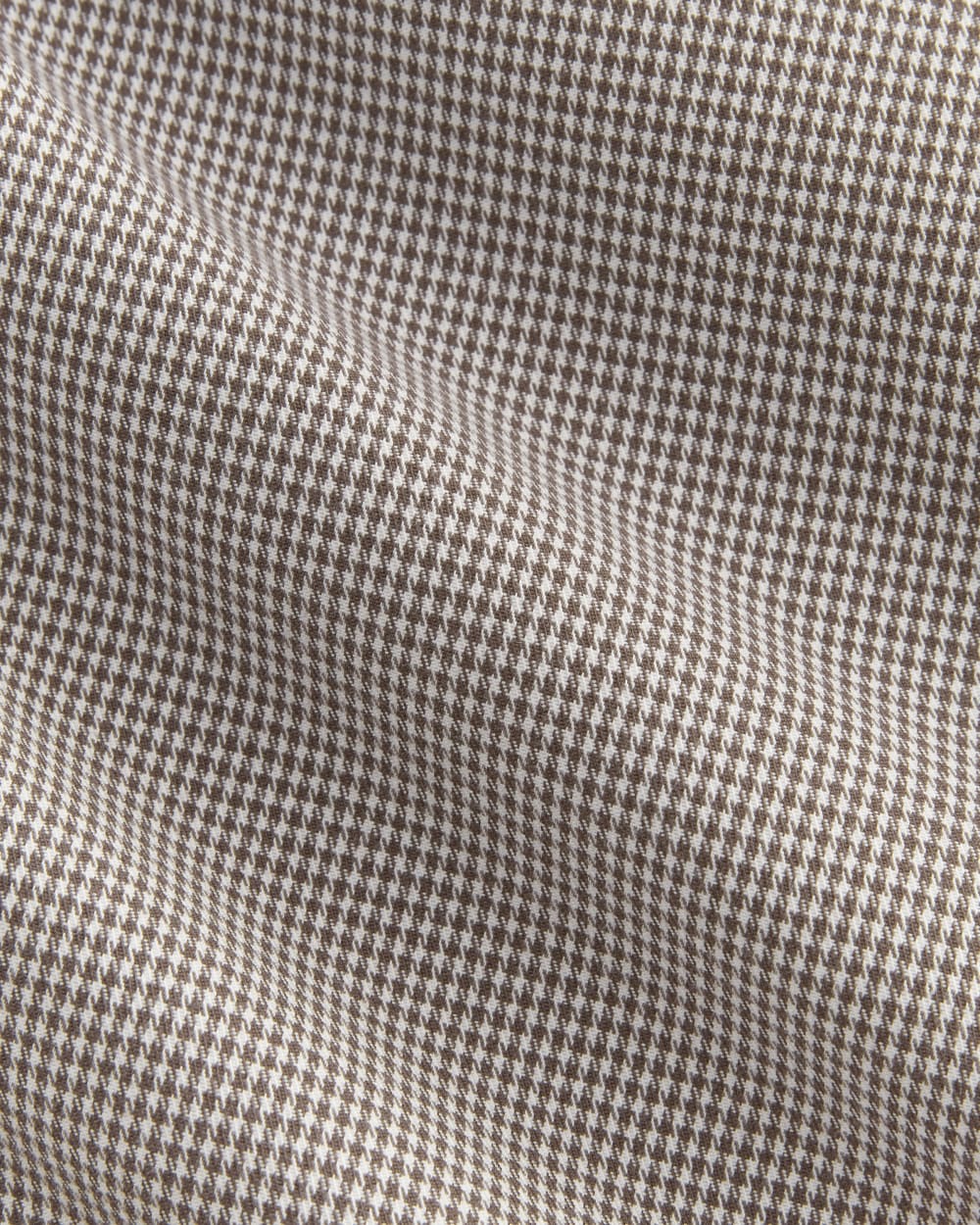 The Draper Pleated Pant in Buttersmooth | Deep Taupe Mini Gingham | 32 Inseam - Image 6