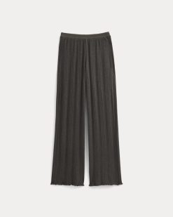 Alternative view of Lounge Rib Pant | Heathered Soot