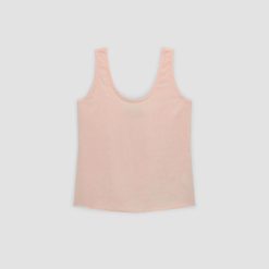 Alternative view of The Scoop Tank in Linen | Petal Pink