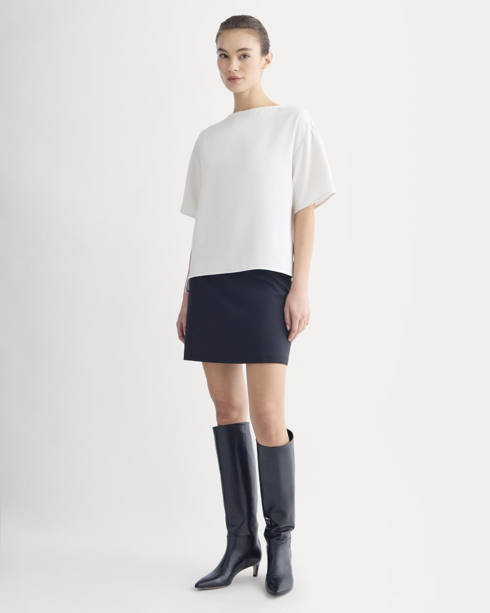 Drapey Crepe Top | Birch - Image 3