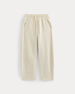 Alternative view of Luxe Fleece Barrel Sweatpant | Heathered Oat