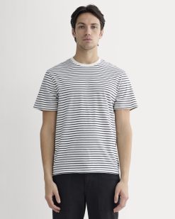 The Essential Organic Crew | Bone / Black