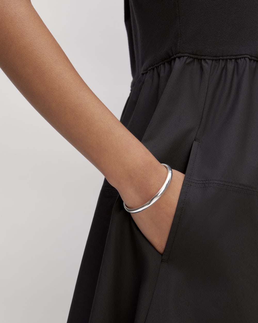 The Supima® Jersey Riviera Dress | Black - Image 5