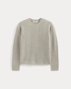 Alternative view of Cashmere Herringbone Sweater | Canvas