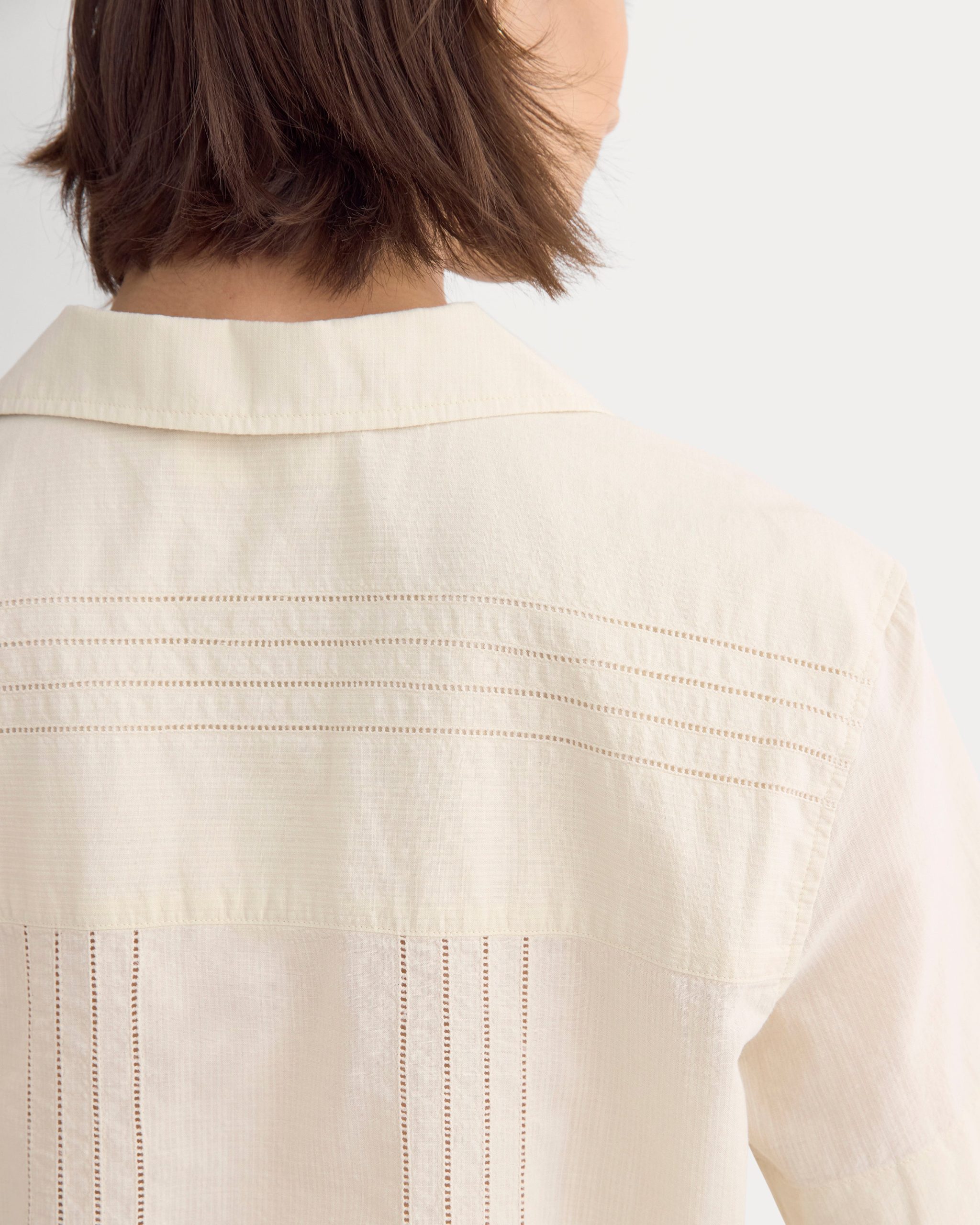 Cotton Gauze Resort Shirt | Birch - Image 5