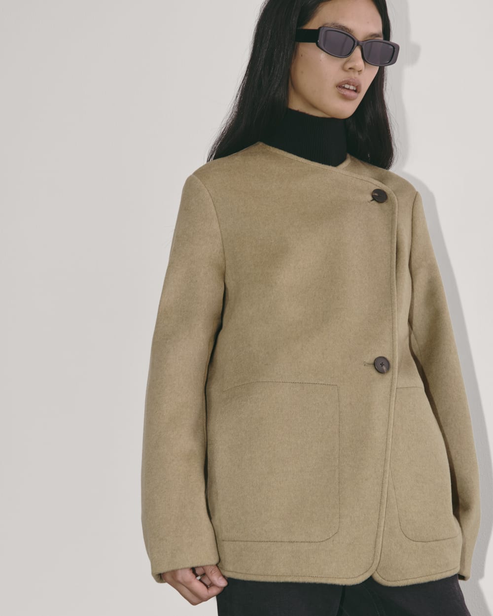 The October Coat | Dark Heathered Camel - Image 4