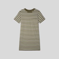 Alternative view of The Organic Cotton Weekend Tee Dress | Kalamata / Canvas Tan