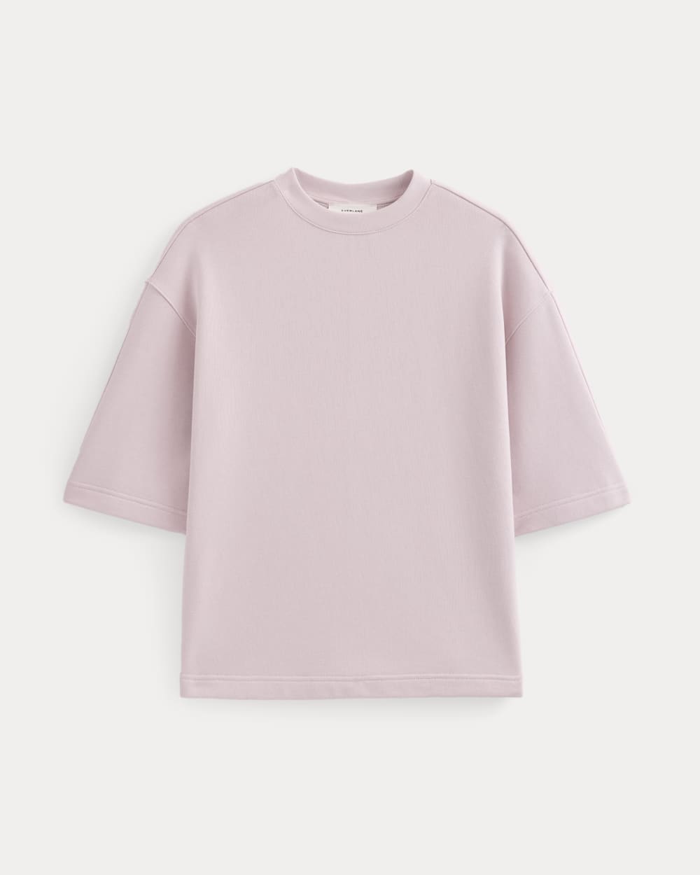 Lightweight Terry Oversized Tee | Burnished Lilac - Image 2