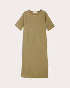 Alternative view of The Relaxed T-Shirt Dress in Buttersoft | Fennel Seed