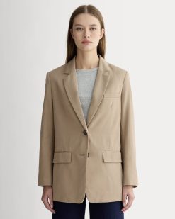 The Oversized Blazer in Buttersmooth | Ash Brown