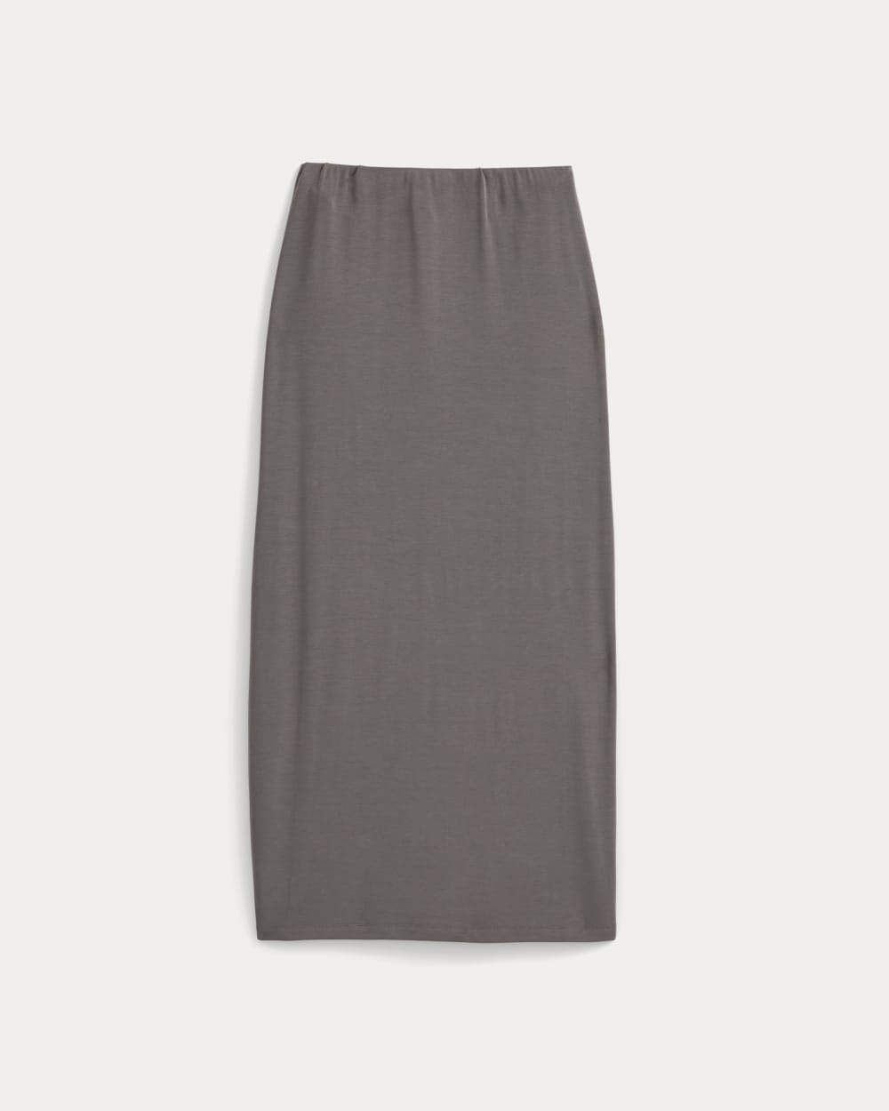 Maxi Skirt in Butterknit | Charcoal Grey - Image 2