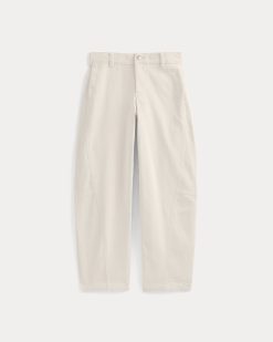 Alternative view of Twisted Seam Barrel Pant | Bone