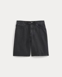 Alternative view of Loose Jean Short | Black