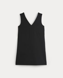 Alternative view of Ponte V-Neck Mini Dress | Black
