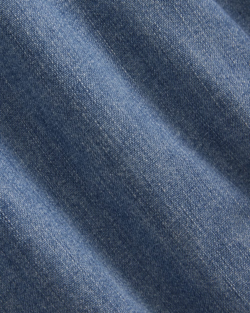 Denim Short-Sleeve Dress | Light Indigo - Image 8